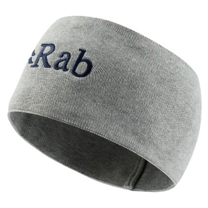 RAB HEADBAND GREY MARL ČELENKA