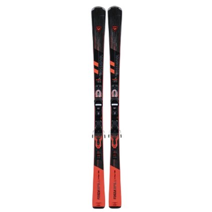 ROSSIGNOL FORZA 20D S XPRESS SMU+10 GW B83 BLACK HOT RED LYŽ. SET S VIAZANÍM