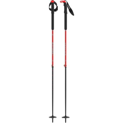 ATOMIC TOURING CARBON SQS SKITOURING POLES BLACK/RED PALICE