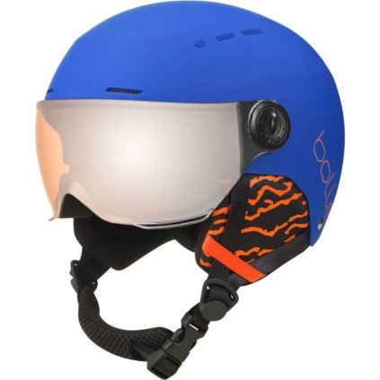 BOLLE QUIZ VISOR ROYAL BLUE MATTE LYŽIARSKA PRILBA