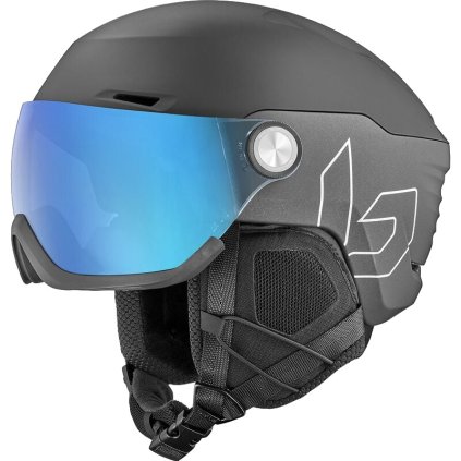 BOLLE V-RYFT PURE BLACK COAL MATTE LYŽIARSKA PRILBA