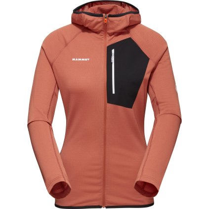 MAMMUT AENERGY LIGHT ML HOODED JACKET W BRICK BLACK MIKINA
