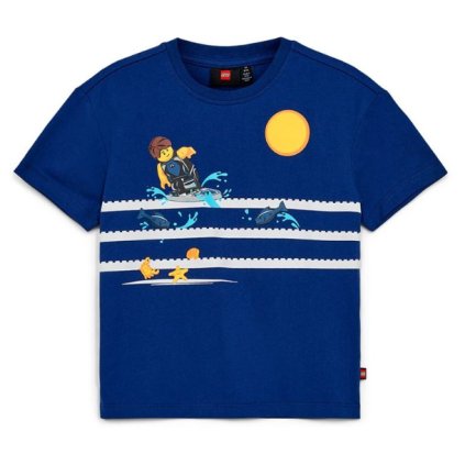 LEGO LWTANO 318 T-SHIRT S/S JR DARK BLUE TRIČKO