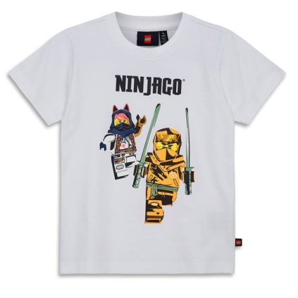 LEGO LWTANO 324 T-SHIRT S/S JR WHITE TRIČKO