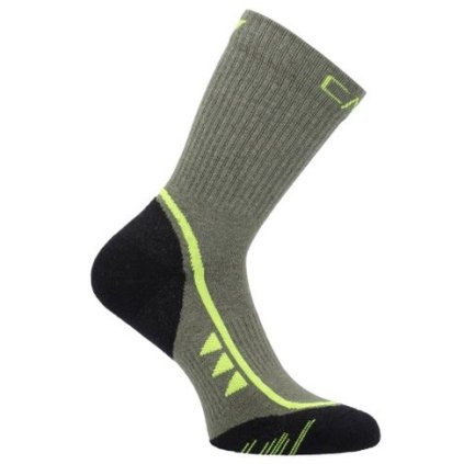 CMP TREKKING SOCK MID SUPERSOFT 50 KIDS JUNGLE PONOŽKY