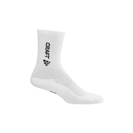 CRAFT CORE TRAINING SOCKS UNISEX WHITE PONOŽKY