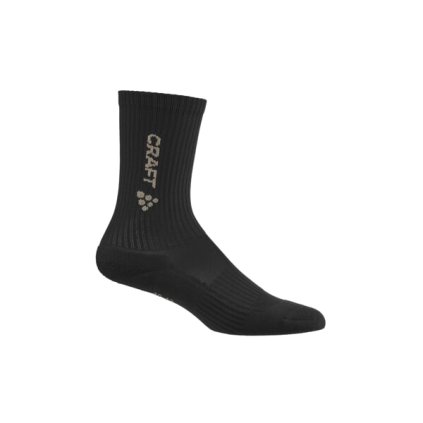 CRAFT CORE TRAINING SOCKS UNISEX BLACK PONOŽKY