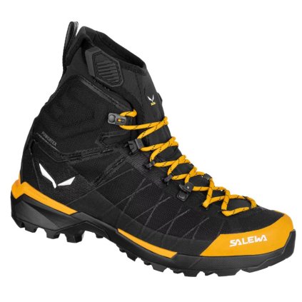 SALEWA ORTLES LIGHT MID POWERTEX BOOT M GOLD BLACK