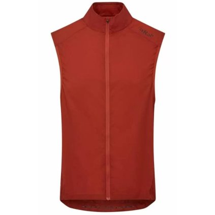 RAB CINDER WINDVEIL VEST M TUSCAN RED VESTA