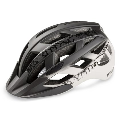 R2 LUMEN BIKE HELMET WHITE BLACK PRILBA