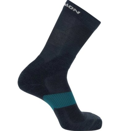 SALOMON X ULTRA CREW UNI CARBON STARGAZER/PEARL BLUE PONOŽKY