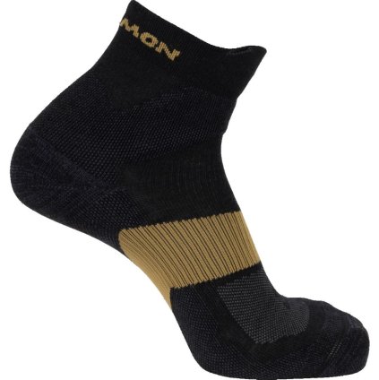 SALOMON X ULTRA QUARTER UNI BLACK/KELP PONOŽKY