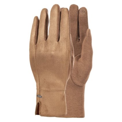 LUHTA NAPINLAHTI W GLOVES BROWN RUKAVICE