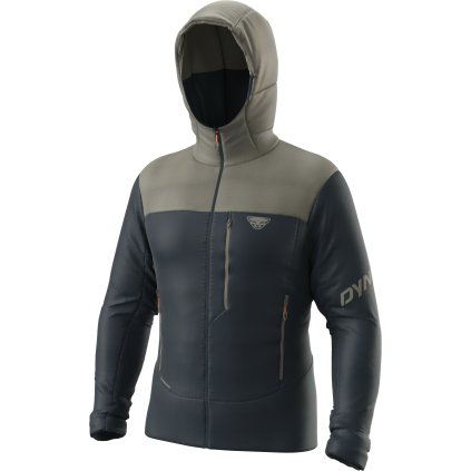 DYNAFIT RADICAL PRIMALOFT HOODED JACKET M BLUEBERRY ROCK KHAKI BUNDA