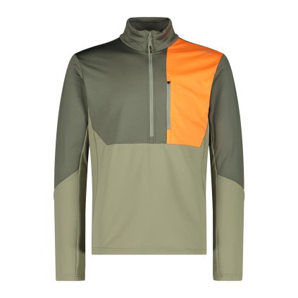 CMP STRETCH PERFORMANCE LAYER M OLIVE MIKINA