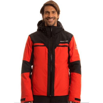 FISCHER CASCADE SKI JACKET M RED BLACK BUNDA