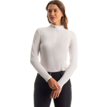FISCHER ENBASIS PRO MIDLAYER HALF-ZIP W WHITE ROLÁK