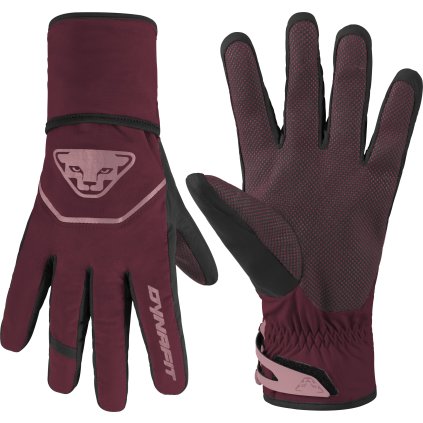 DYNAFIT MERCURY DYNASTRETCH GLOVES BURGUNDY RUKAVICE
