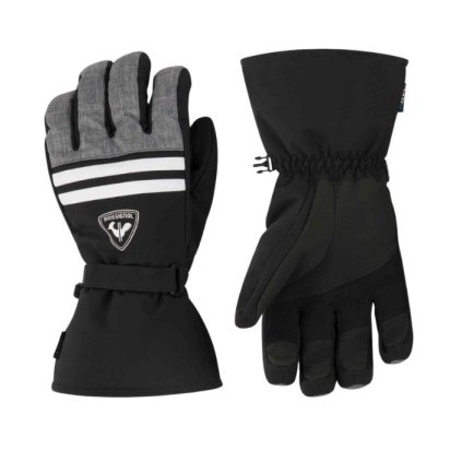 ROSSIGNOL ACTION SPEED WATERPROOF SKI GLOVES M HEATHERGREY RUKAVICE