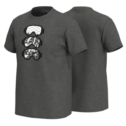 COLMAR T-SHIRT WITH MAXI PRINT M BLACK TRIČKO
