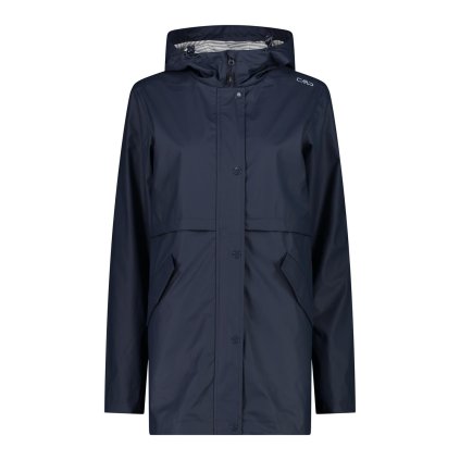 CMP RAIN FIX HOOD W BLUE BUNDA