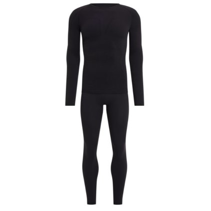 MCKINLEY YACOB AND YANIK BASE LAYER SET M BLACK SET TERMO BLIELIZNE