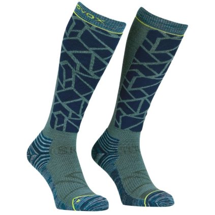ORTOVOX SKI TOUR COMP LONG SOCKS M DEEP OCEAN PONOŽKY