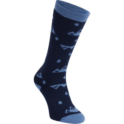 MCKINLEY SOCKY IV BLUE DETSKÉ LYŽIARSKE PONOŽKY