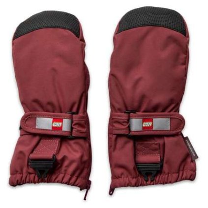 LEGO LWARIPO 703 MITTENS JR BORDEAUX RUKAVICE