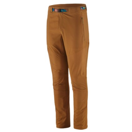 PATAGONIA TERRAVIA ALPINE PANTS M TREE RING BROWN NOHAVICE