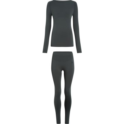 MCKINLEY YALATA/YADINA BASE LAYER SET W DARK GREY SET TERMO BIELIZNE