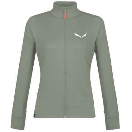 SALEWA PUEZ POLARLITE FLEECE W GREEN SHADOW MIKINA