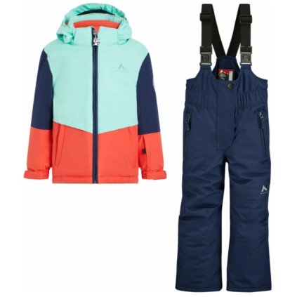 MCKINLEY DARIO AND IBO AQUAMAX SKI SET JUNIOR BLUE LYŽIARSKY SET