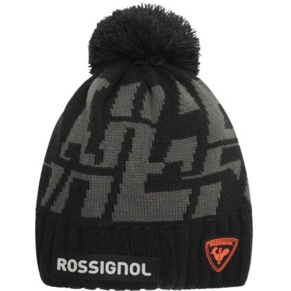 ROSSIGNOL HERO POMPOM BEANIE UNI BLACK ČIAPKA