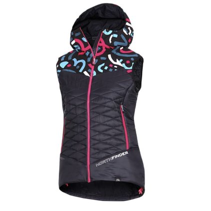 NORTHFINDER JAVOROVA 1 VEST W MULTICOLORPRINT VESTA