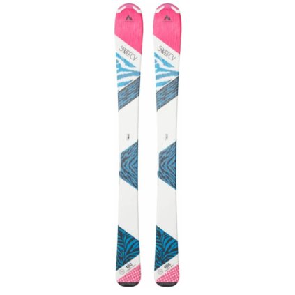 MCKINLEY SWEETY + TYROLIA 4,5 SKI SET JUNIOR 70-90 CM WHITE PINK BLUE DETSKÉ LYŽE S VIAZANÍM 24/25