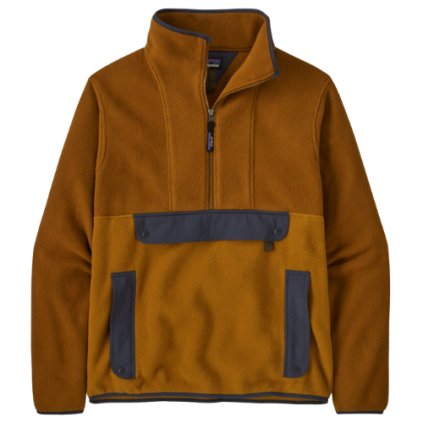 PATAGONIA SYNCHILLA® FLEECE ANORAK PULLOVER M RAPTOR BROWN MIKINA