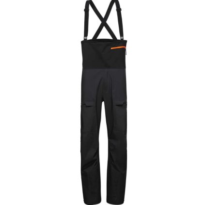 MAMMUT HALDIGRAT HARD SHELL BIB PANTS M BLACK NOHAVICE