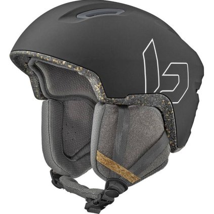 BOLLE ECO ATMOS BLACK MATTE LYŽIARSKA PRILBA