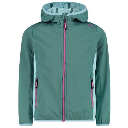 CMP LIGHTWEIGHT SOFTSHELL JACKET KIDS GIRL AGAVE BUNDA