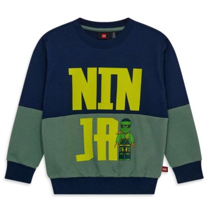 LEGO NINJAGO SWEASTHIRT – LWSAKU 106 GREEN MIKINA