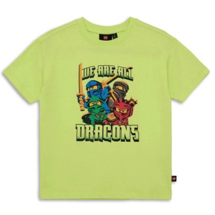 LEGO NINJAGO T-SHIRT SHORT SLEEVE – LWTAFFY 303 GREEN TRIČKO