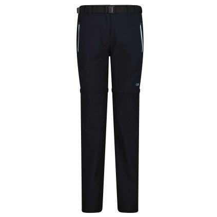 CMP ZIP-OFF HIKING TROUSERS W ANTHRACITE OPALE NOHAVICE
