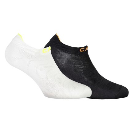 CMP ULTRALIGHT BIPACK SOCK KID BLACK WHITE PONOŽKY