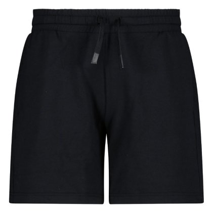 CMP BERMUDA SHORTS STRETCH COTTON W BLACK KRAŤASY