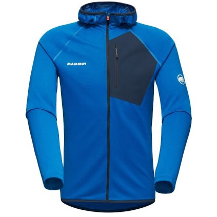 MAMMUT AENERGY LIGHT ML HOODED JACKET M AZURIT MARINE MIKINA