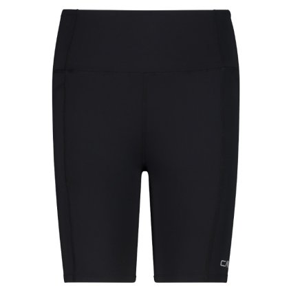 CMP UNLIMITECH SLIM FIT SHORTS W BLACK KRAŤASY