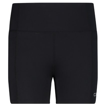 CMP UNLIMITECH STRETCH FABRIC FITNESS SHORTS W BLACK KRAŤASY