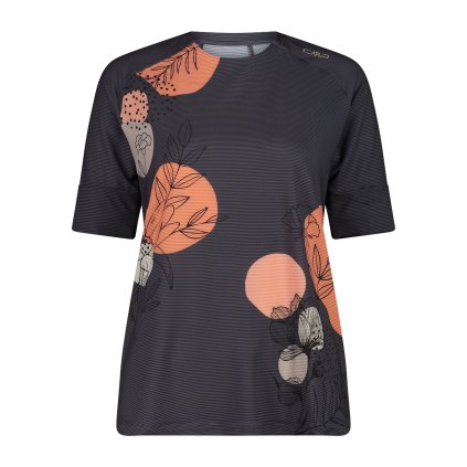 CMP  PATTERNED TECHNICAL T-SHIRT W TERRA TRIČKO