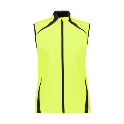 CMP WINDPROOF VEST W FLUO YELLOW VESTA